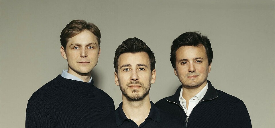 Founding team Max Lüddemann, David Budde, Robert Quick Founding team Max Lüddemann, David Budde, Robert Quick