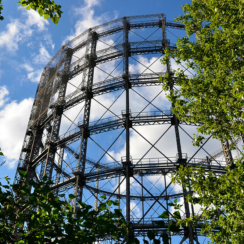 EUREF Campus old gasometer on EUREF Campus
