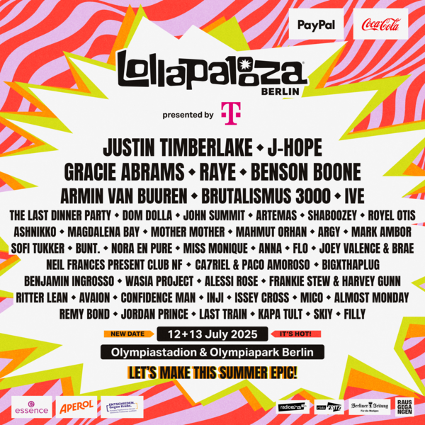 Lollapalooza Line-up 2025 – © Lollapalooza