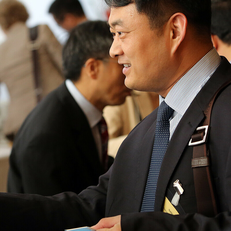 Business Meeting at Asia Pacific Week in Berlin 