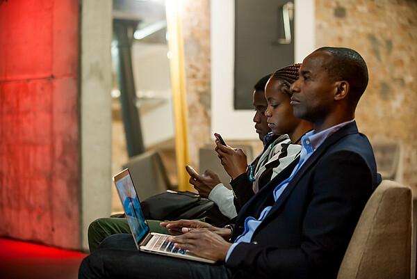 Bridges to a vital continent – Berlin has many partnerships with African tech communities African businesses at the Berlin tech event Global Innovation Gathering