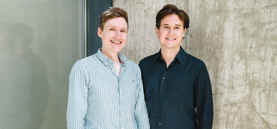 sensmore co-founders Bjarne Johannsen (left) and Maximilian Rolf (right)