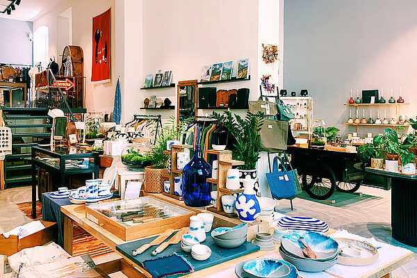 The modern souq – a far cry from market criers in distant bazaars The Souq Dukkan store in Berlin’s Prenzlauer Berg district, HQ of an an online retail firm for crafted goods