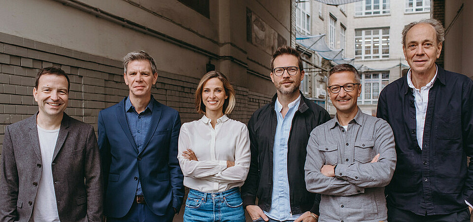 Founding team of the Rulemapping Group (from left to right): Dirk Woywood, Tilo Wend, Ina Remmers, Till Behnke, Matthes Scheinhardt and Stephan Breidenbach.