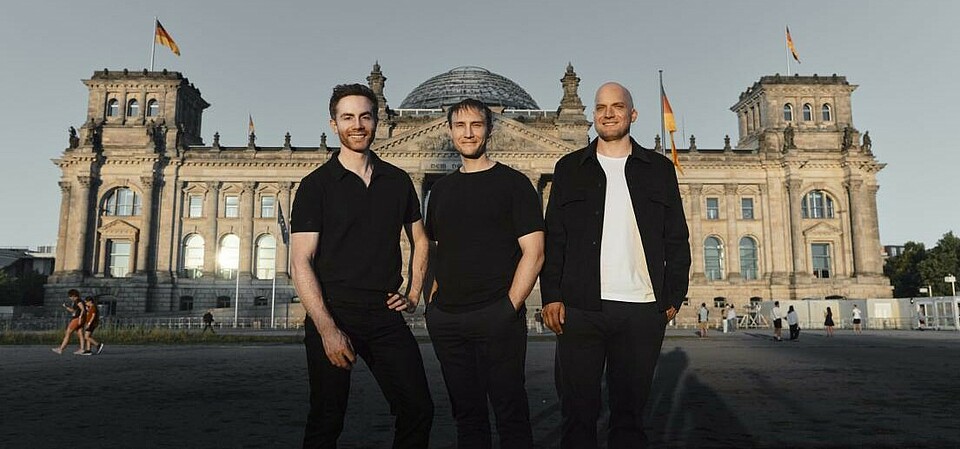 Forgent's founders: Dr. Timo Kuschma, Dr. Leonard Wossnig, and Erik Heinelt