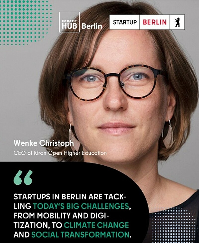 Wenke Christoph, CEO of Kiron Open Higher Education