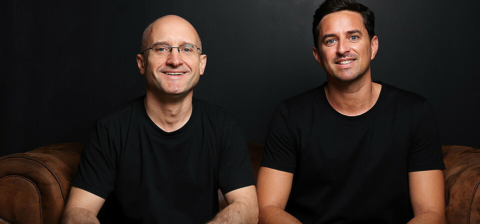 Tapline co-founders Peter Grouev (CEO) and Dean Hastie (CIO) Tapline founders Peter Grouev and Dean Hastie are ex-bankers, venture builders and techies.