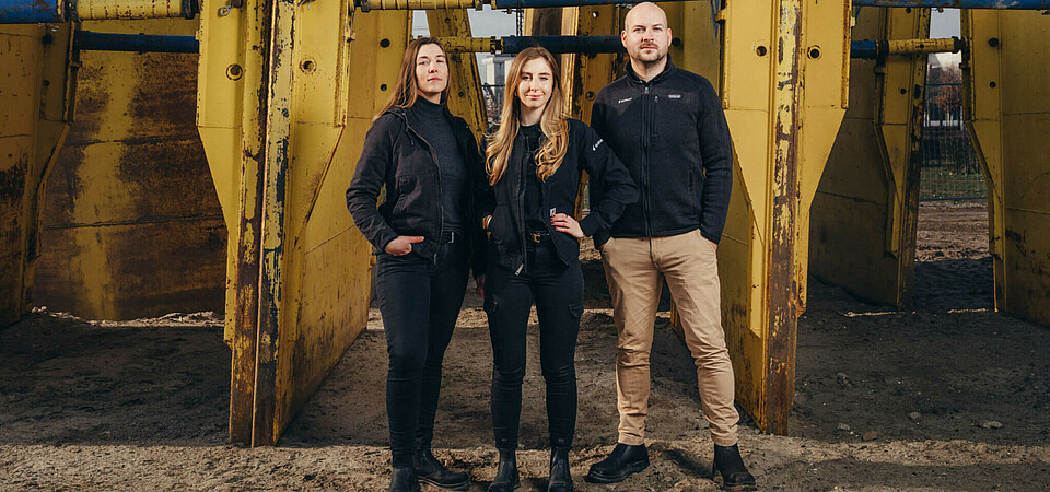 Charlotte Rothert, Mona Feder and Daniel Marinkovic, founding team of doinstruct