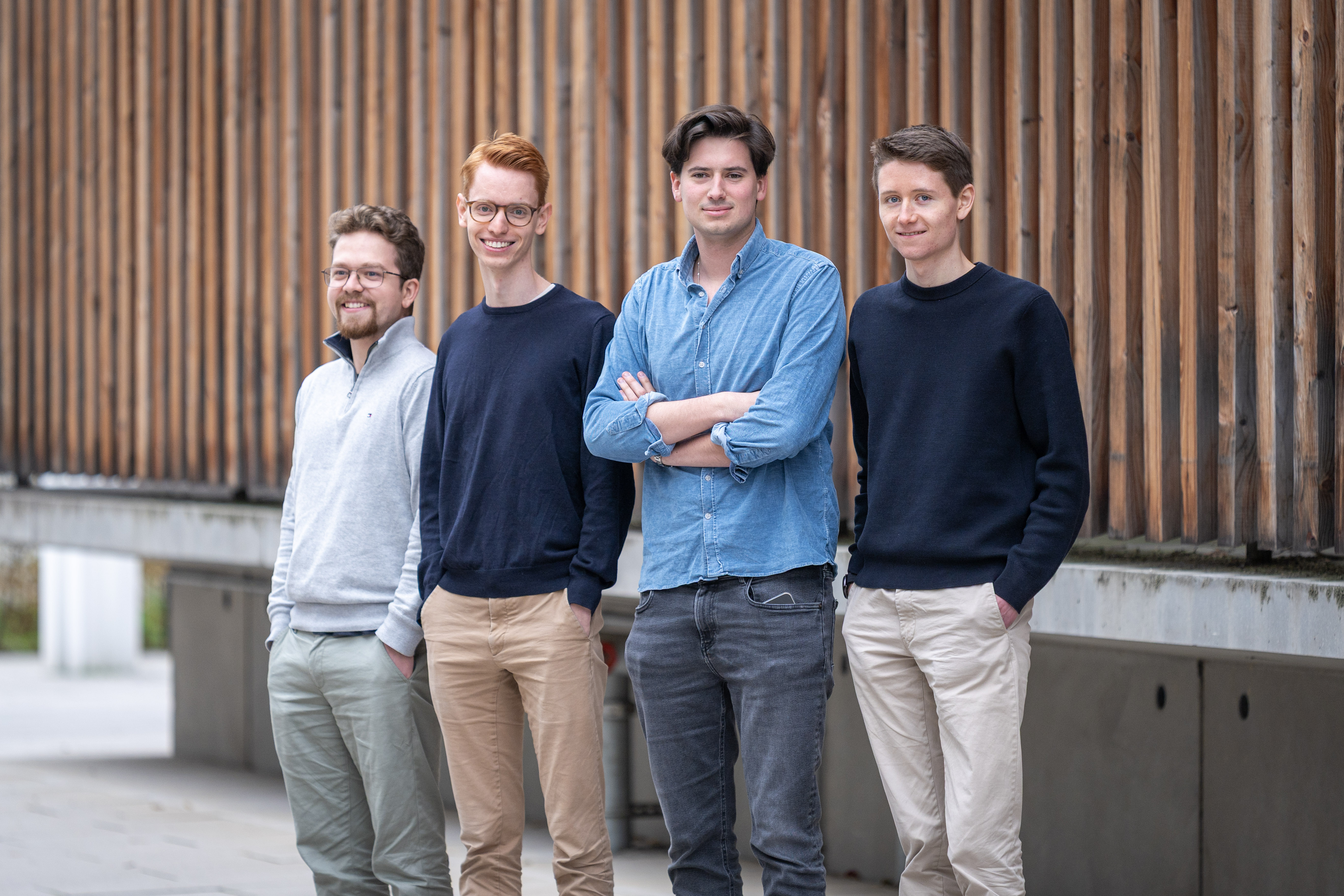 Yannik Prigl, Gregor Weber, Benedict Kurz, and Lucas Hild (from left) founded the company in 2019. Yannik Prigl, Gregor Weber, Benedict Kurz, and Lucas Hild (from left) founded the company in 2019.